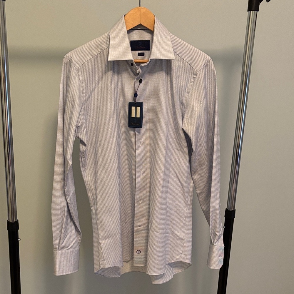 David Donahue Light Blue Dress Shirt